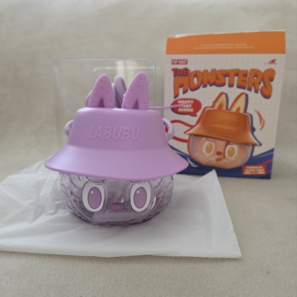 💜Authentic Pop Mart, The Monsters Wacky Mart Series Tumbler Misty Purple